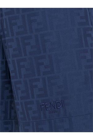 denim cotton shorts FENDI KIDS | JMF550AS64F1I11